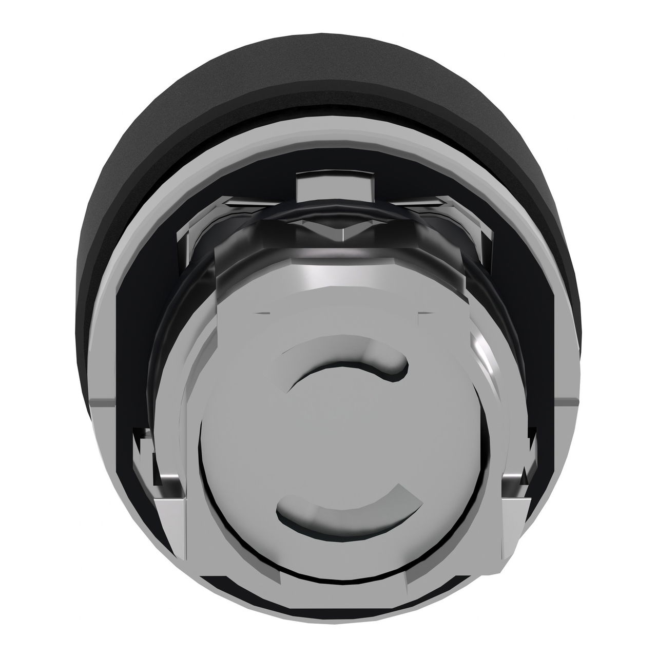 Black Ø30 mushroom pushbutton head Ø22 spring return – Image 2 of 9