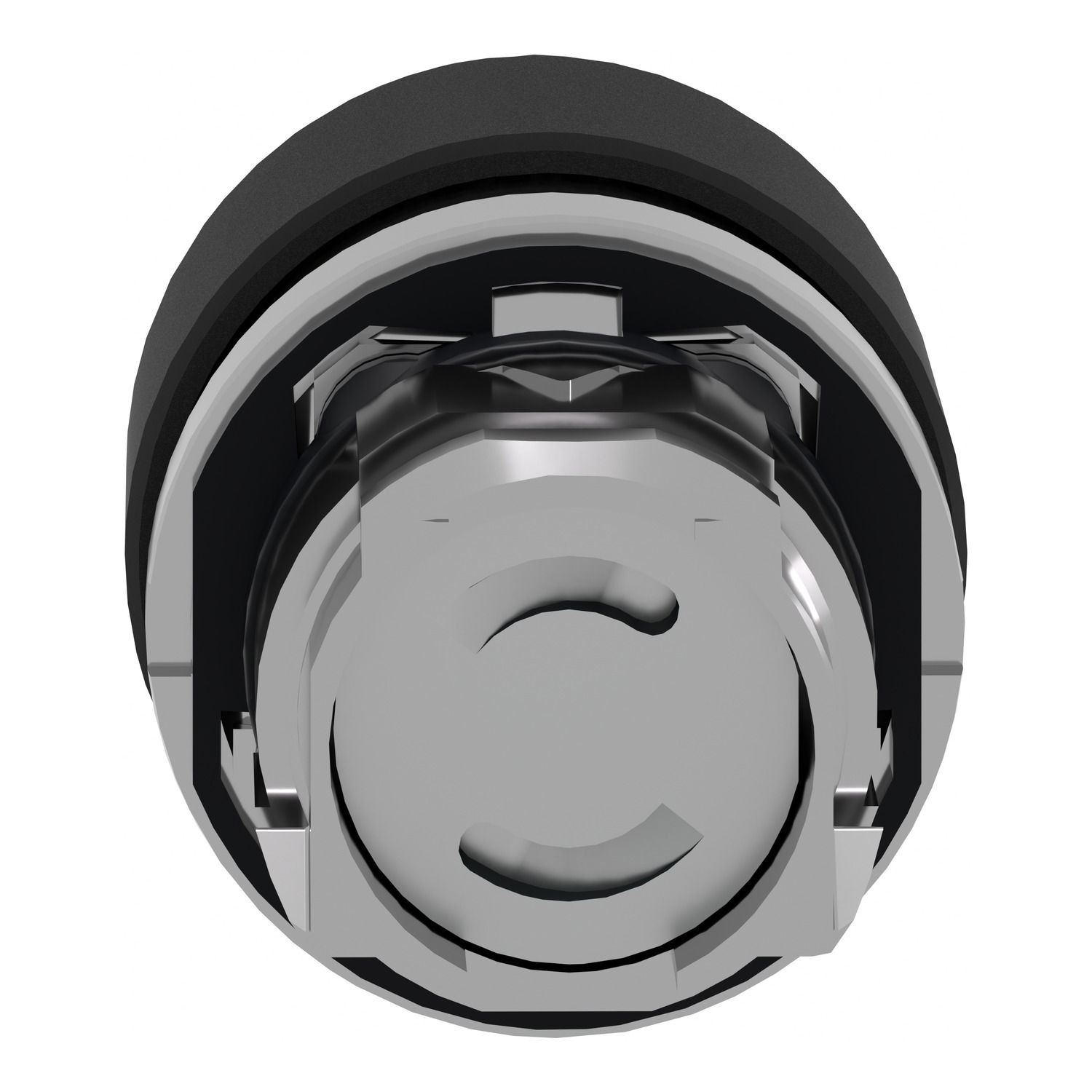 Black Ø30 mushroom pushbutton head Ø22 spring return – Image 2 of 9