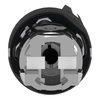 Harmony XB4, Selector switch head, black metal, black, Ø22, 2 positions, stay put