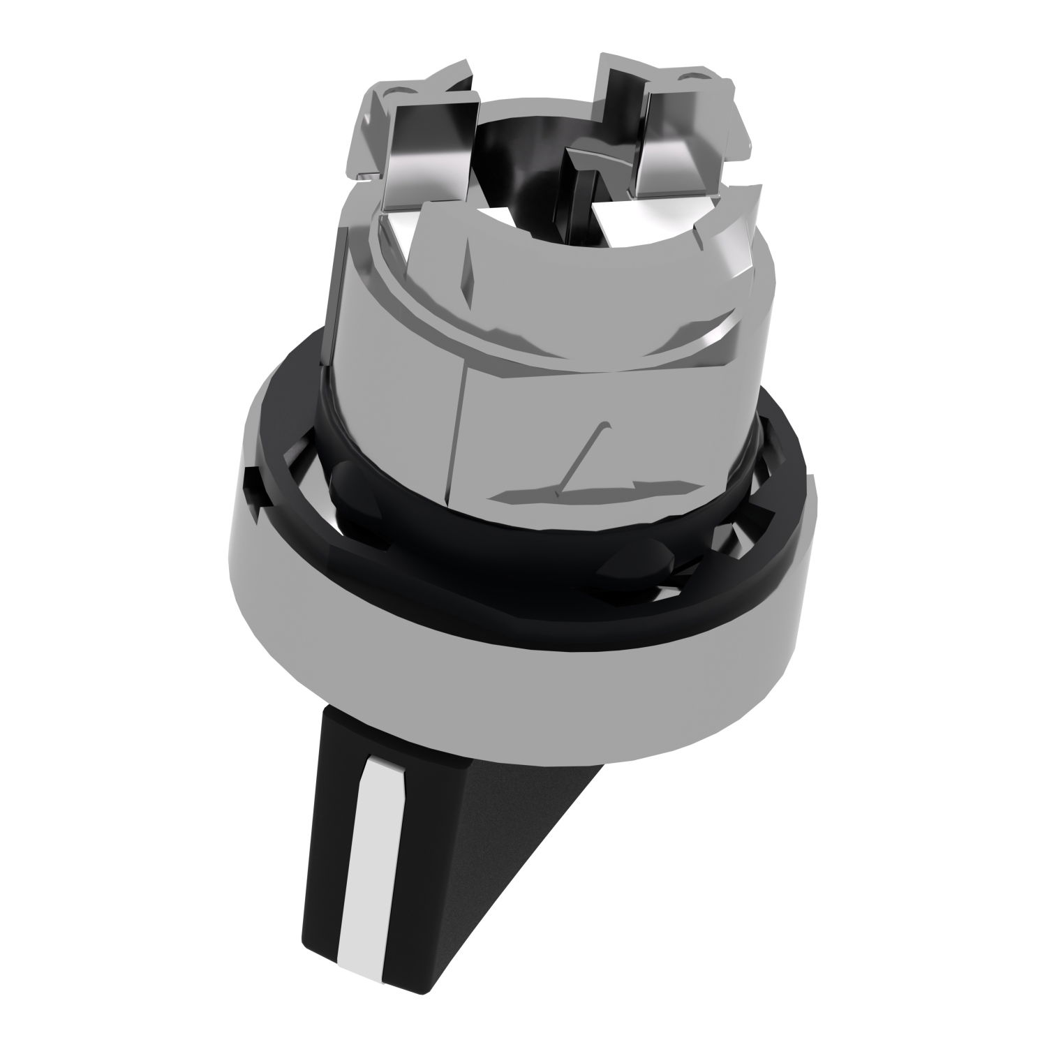 Black selector switch head Ø22 2-position stay put – Image 5 of 9