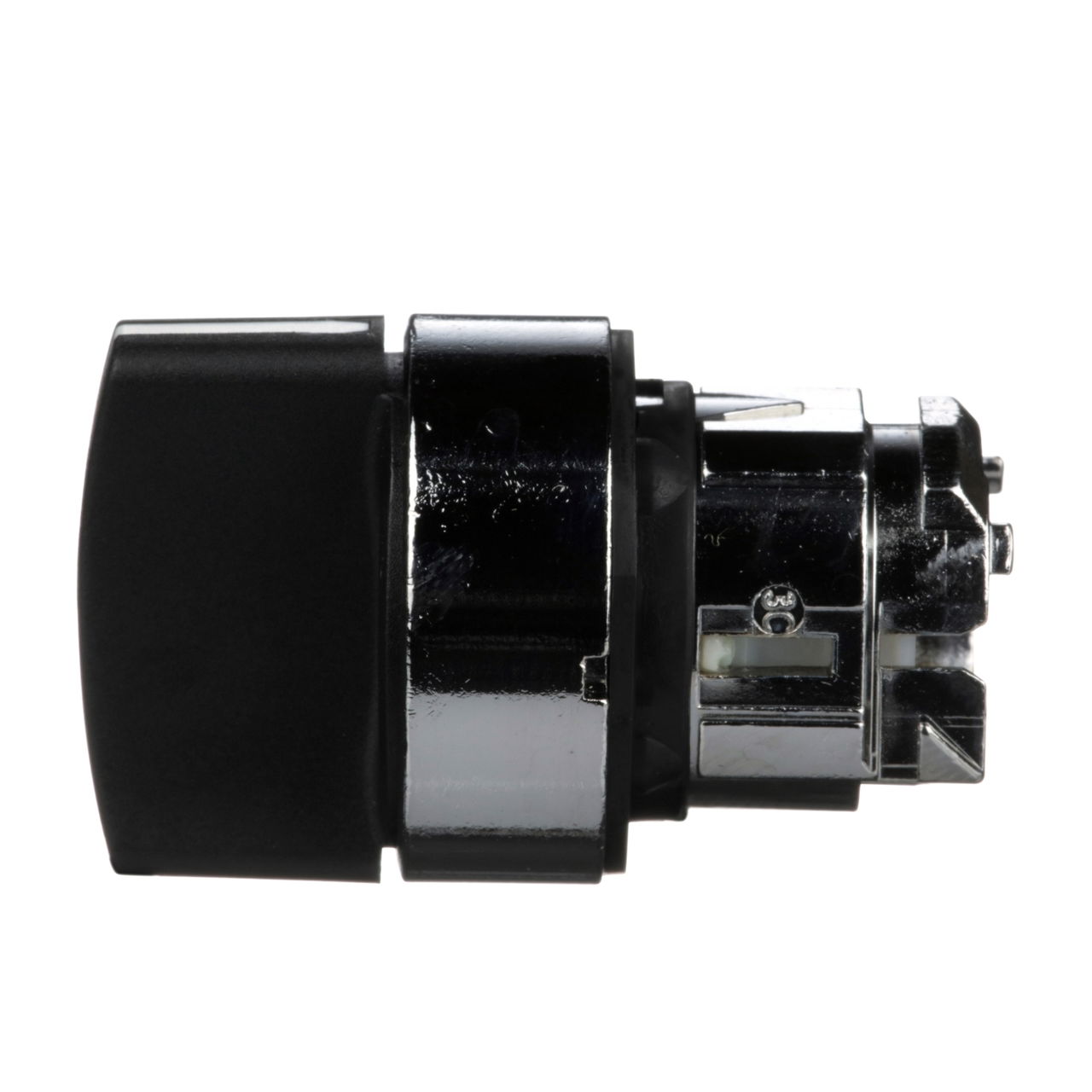 Black selector switch head Ø22 3-position spring return – Image 4 of 7
