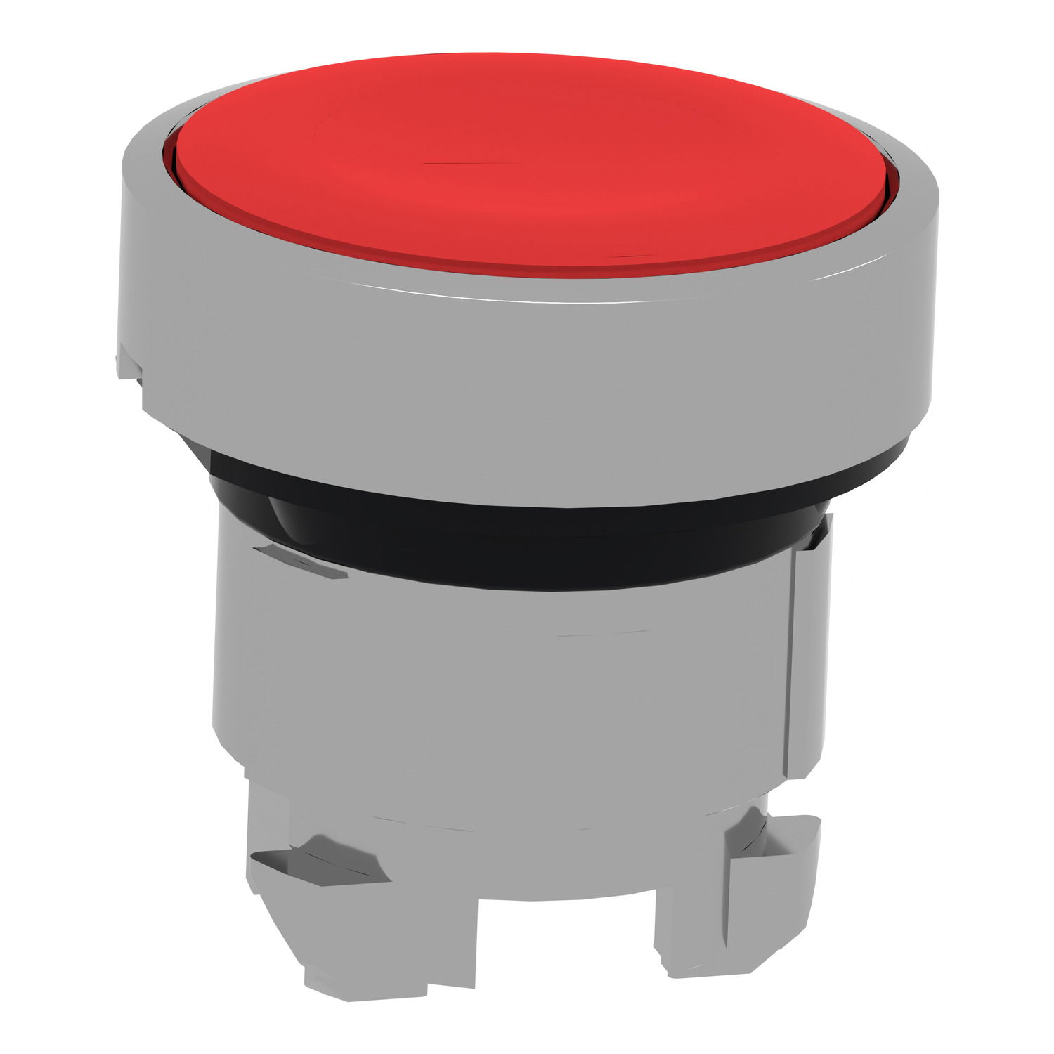 Red flush pushbutton head Ø22 push-push unmarked – Image 3 of 9