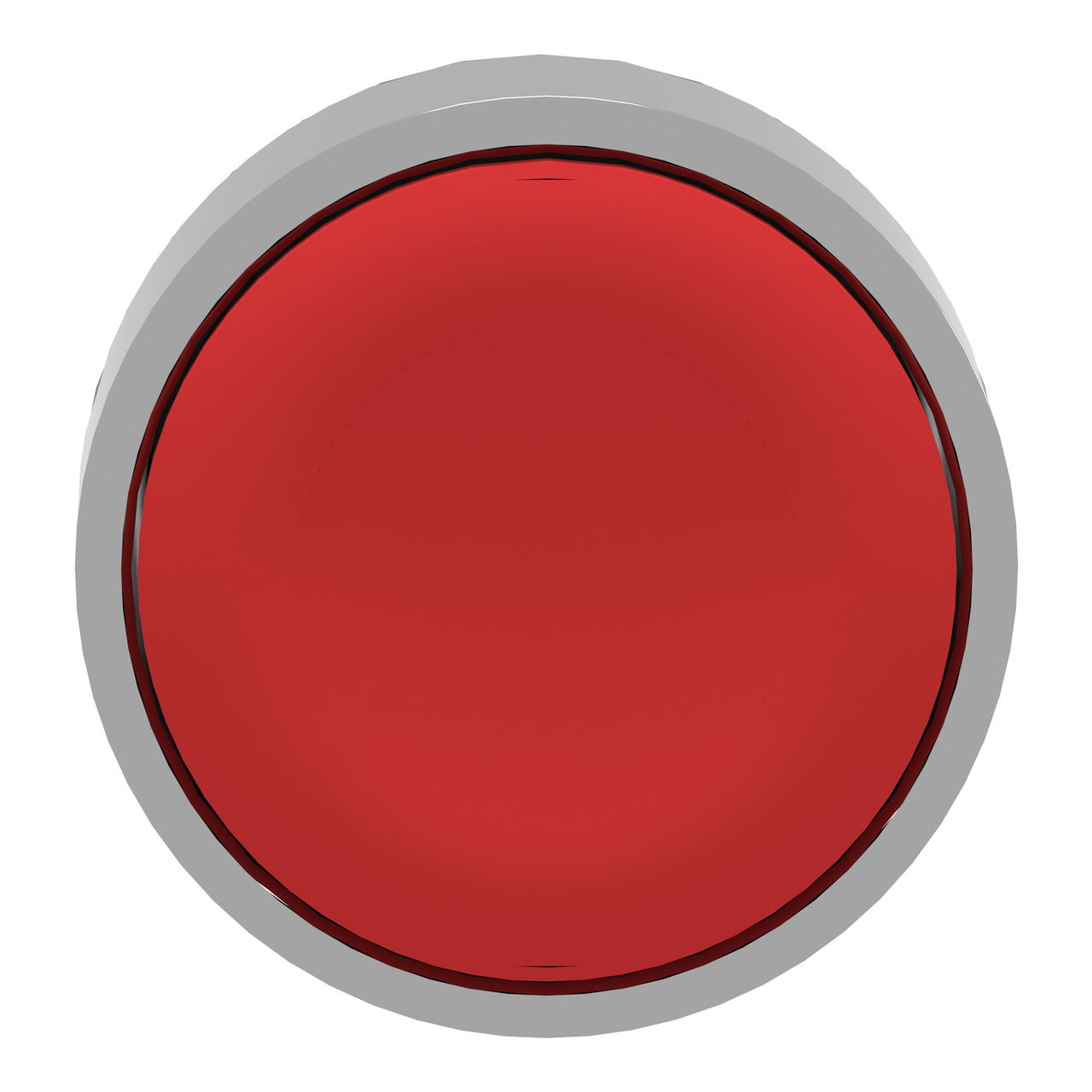 Red flush pushbutton head Ø22 push-push unmarked – Image 4 of 9