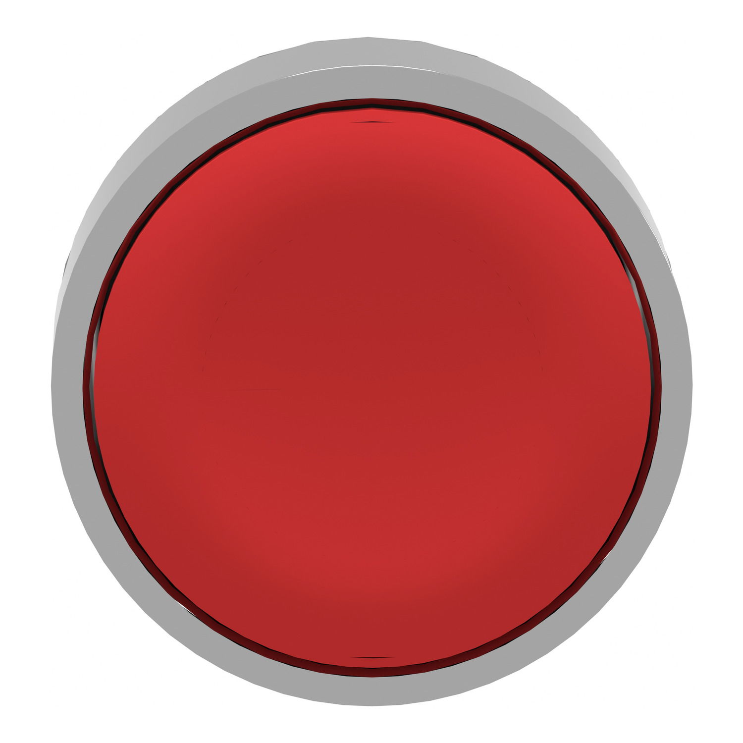 Red flush pushbutton head Ø22 push-push unmarked – Image 4 of 9