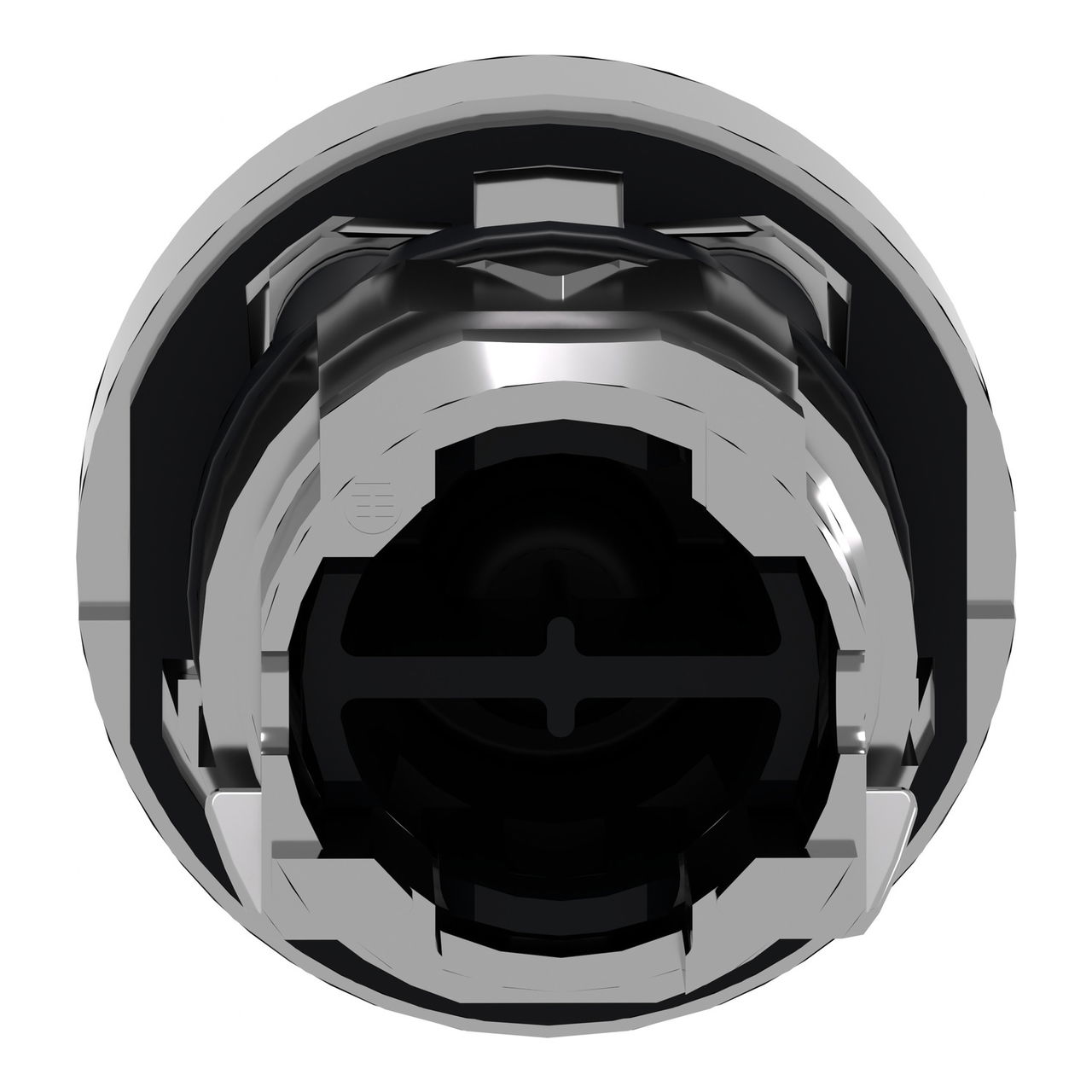 Red flush pushbutton head Ø22 push-push unmarked – Image 2 of 9