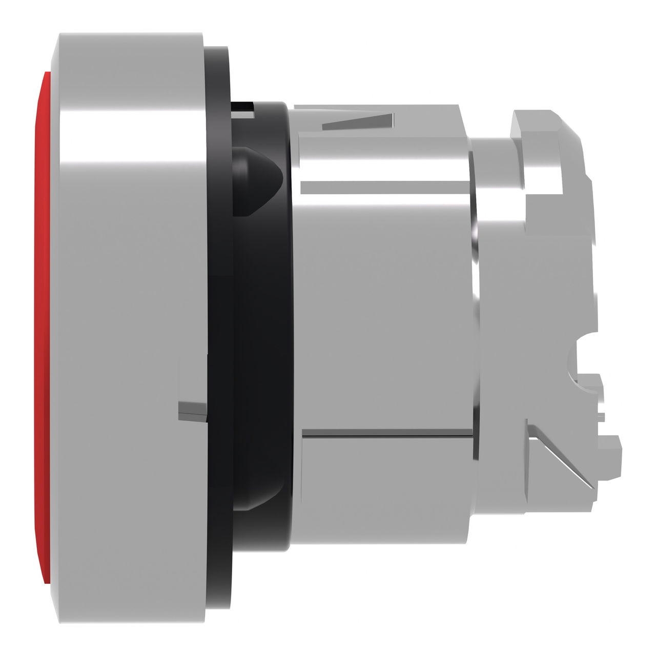 Red flush pushbutton head Ø22 push-push unmarked – Image 7 of 9
