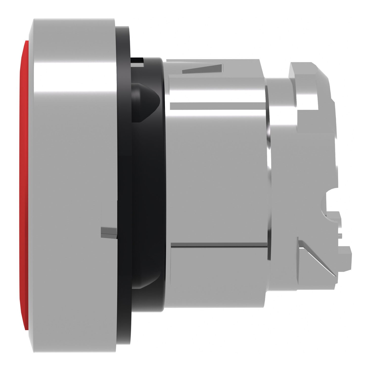Red flush pushbutton head Ø22 push-push unmarked – Image 7 of 9