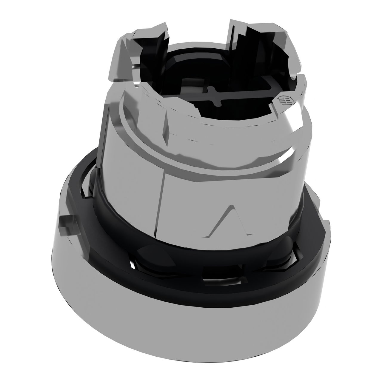 Red flush pushbutton head Ø22 push-push unmarked – Image 5 of 9