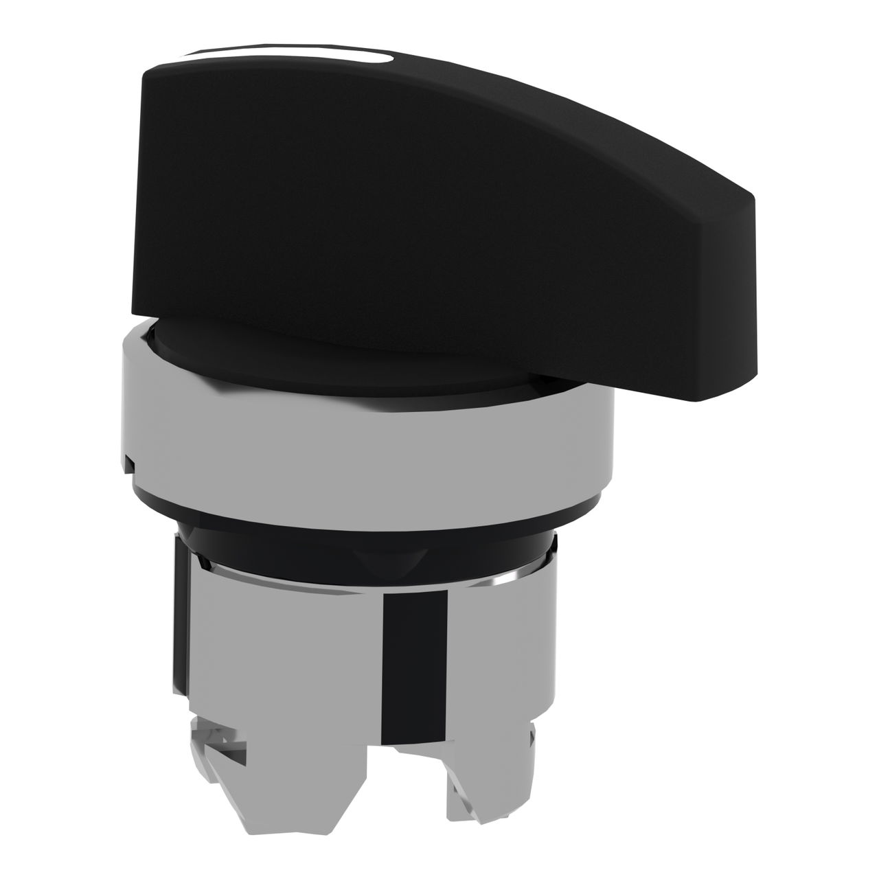 Black selector switch head Ø22 2-position stay put – Image 3 of 9