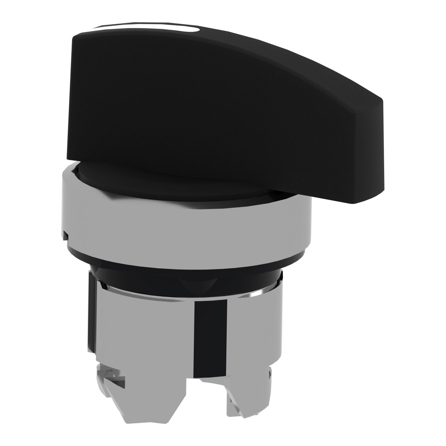 Black selector switch head Ø22 2-position stay put – Image 3 of 9