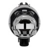 Black selector switch head Ø22 3-position stay put