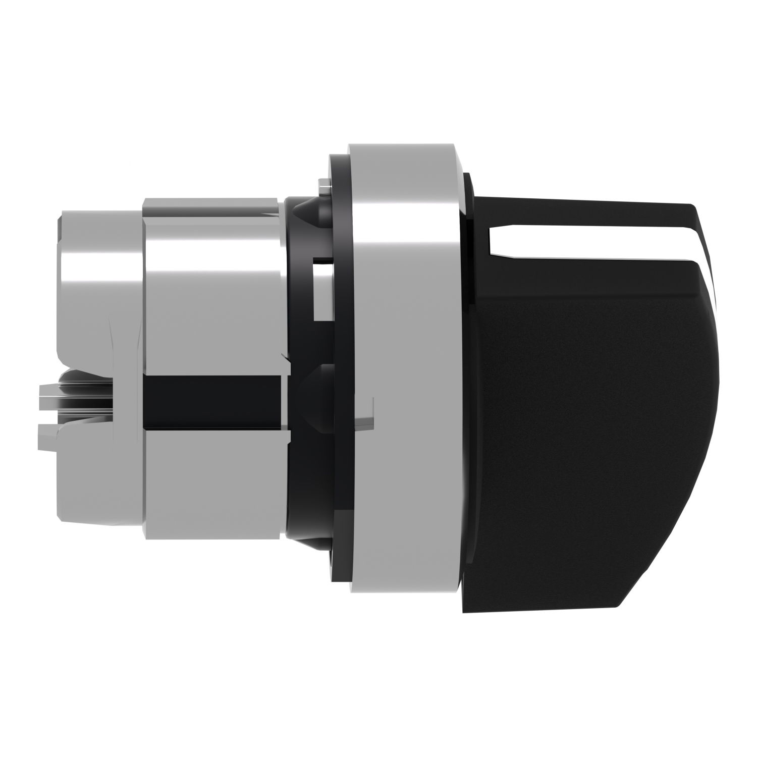 Black selector switch head Ø22 2-position stay put – Image 6 of 9