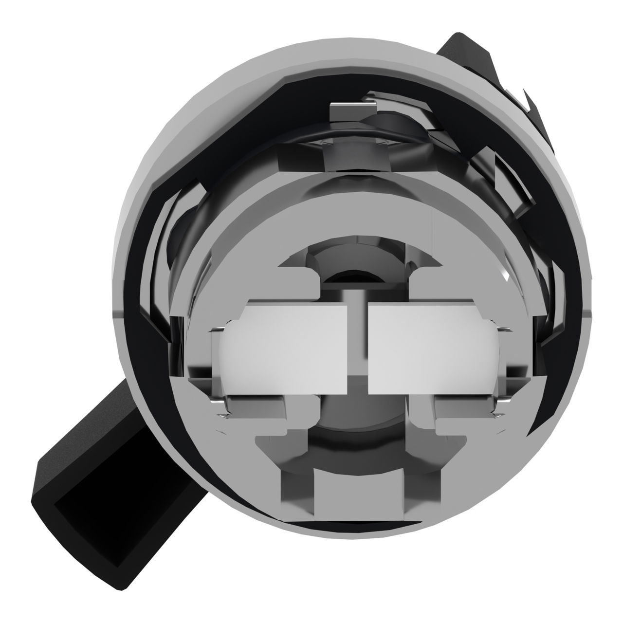 Black selector switch head Ø22 2-position stay put – Image 2 of 9