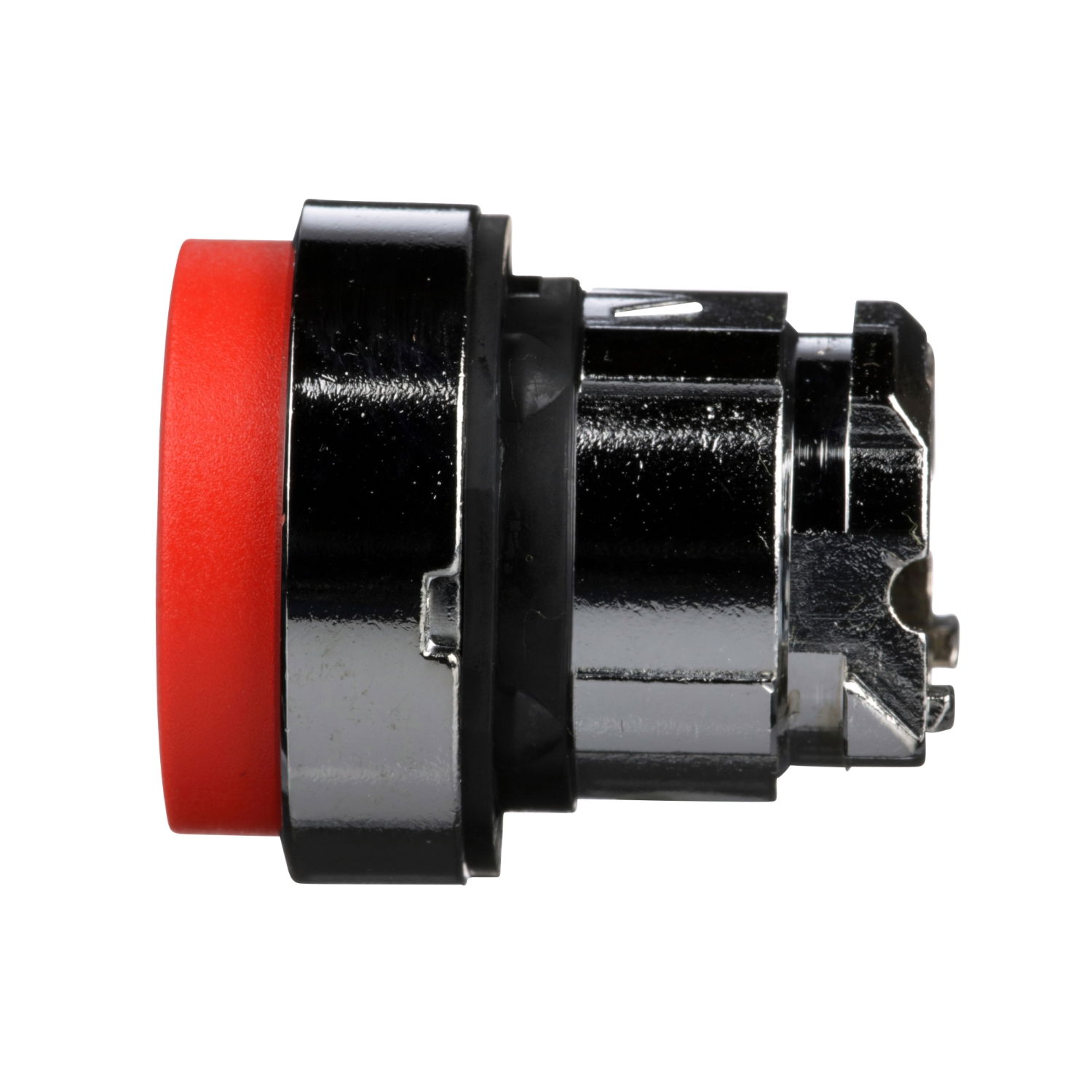 Red projecting pushbutton head Ø22 spring return unmarked – Image 4 of 7