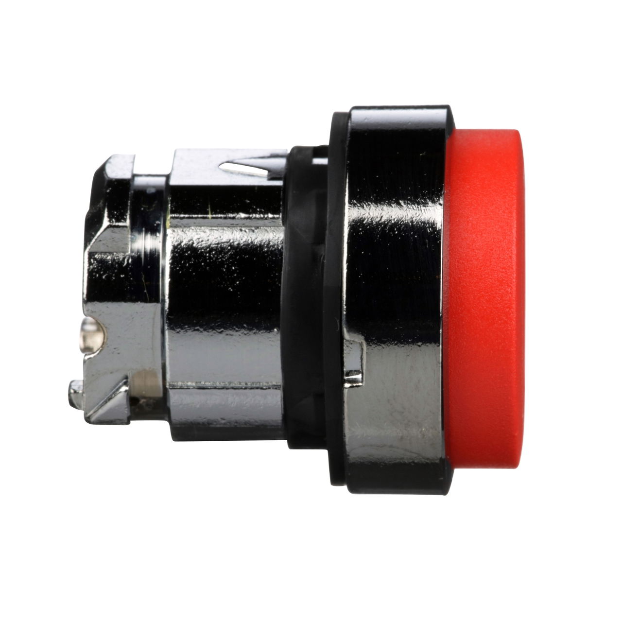 Red projecting pushbutton head Ø22 spring return unmarked – Image 5 of 7
