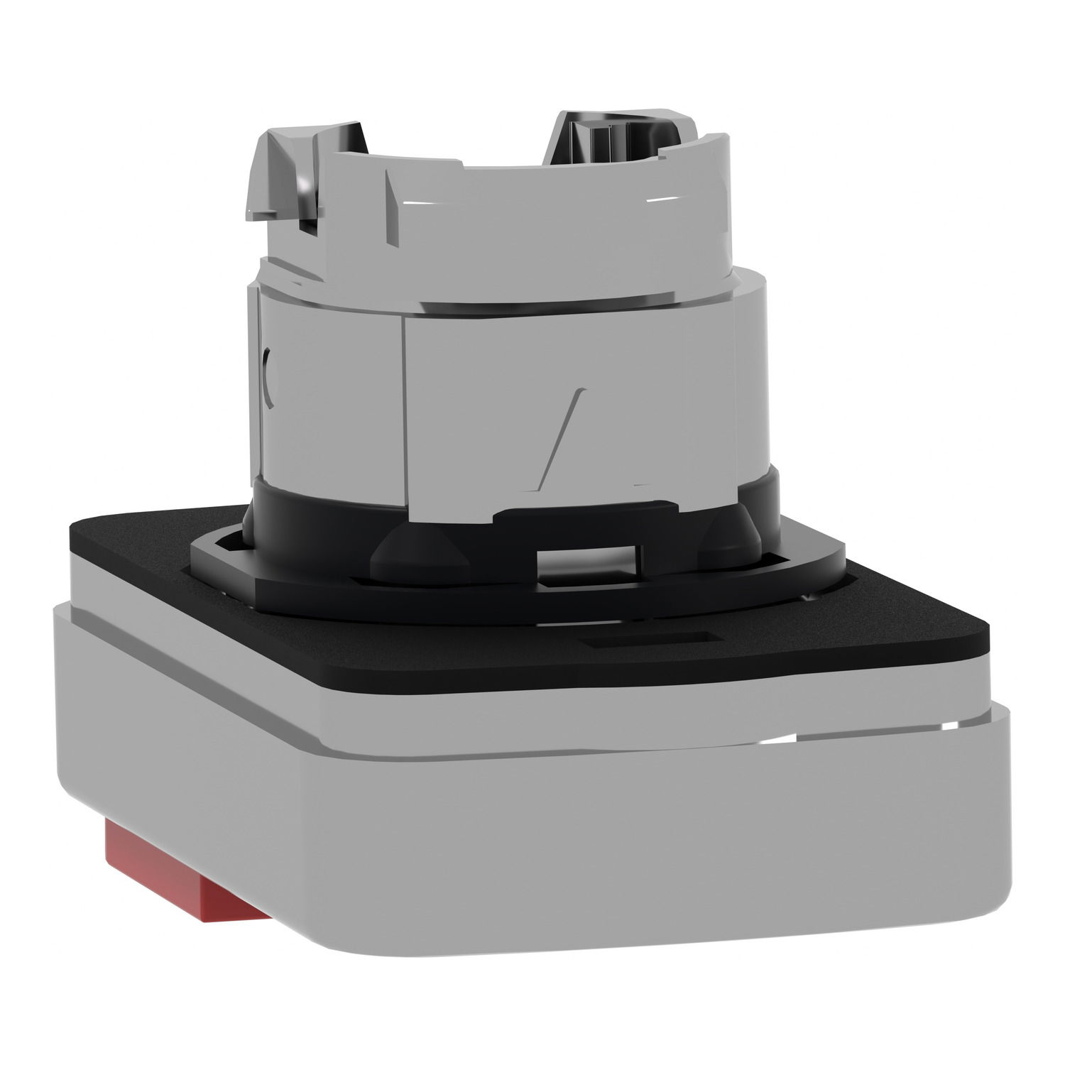 Double-headed push button head, metal, Ø22, 1 green flush marked I + 1 red projecting marked O – Image 5 of 9