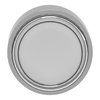 Drucktaster, Frontelement, Harmony XB4, Metall, 22mm, weiß, unbeschriftet, tastend, mit Schutzkappe, für Einlegeschild
