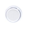Push button head, metal, projecting, white, Ø22, spring return, booted, unmarked