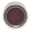 Head for non illuminated push button, Harmony XB4, red flush, 22mm, spring return, clear boot, unmarked