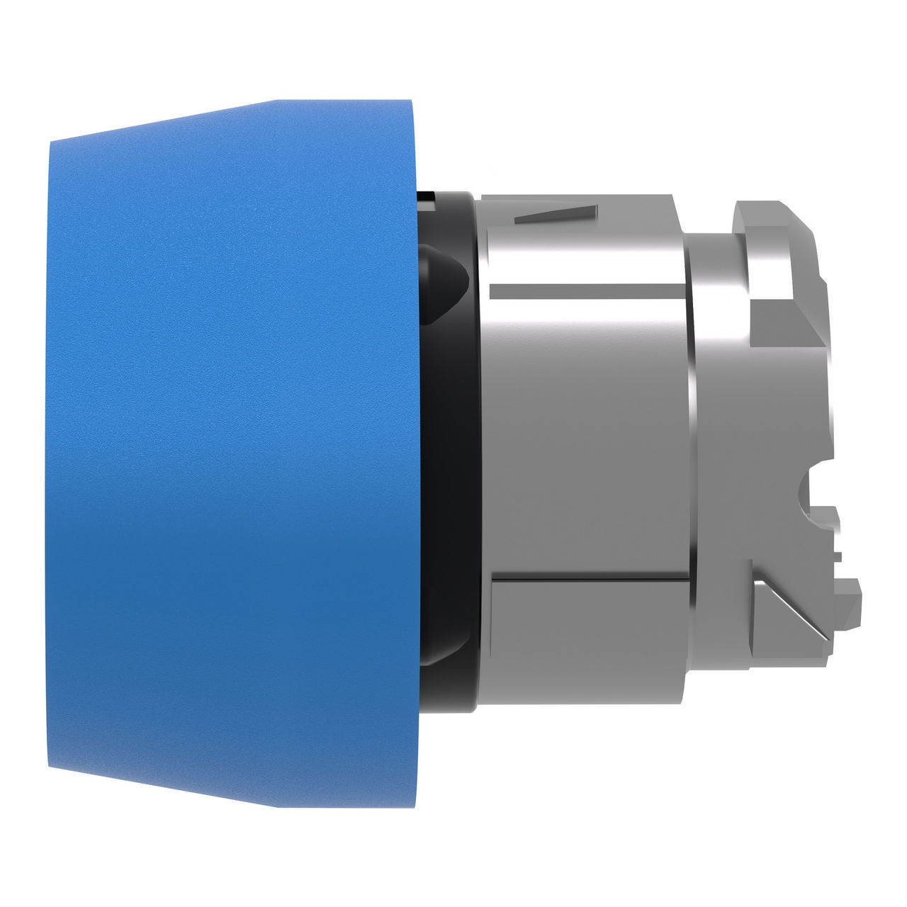 Blue flush pushbutton head Ø22 spring return unmarked – Image 7 of 7