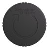 Black Ø40 mushroom pushbutton head Ø22 latching turn release