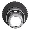 Black Ø40 mushroom pushbutton head Ø22 latching turn release