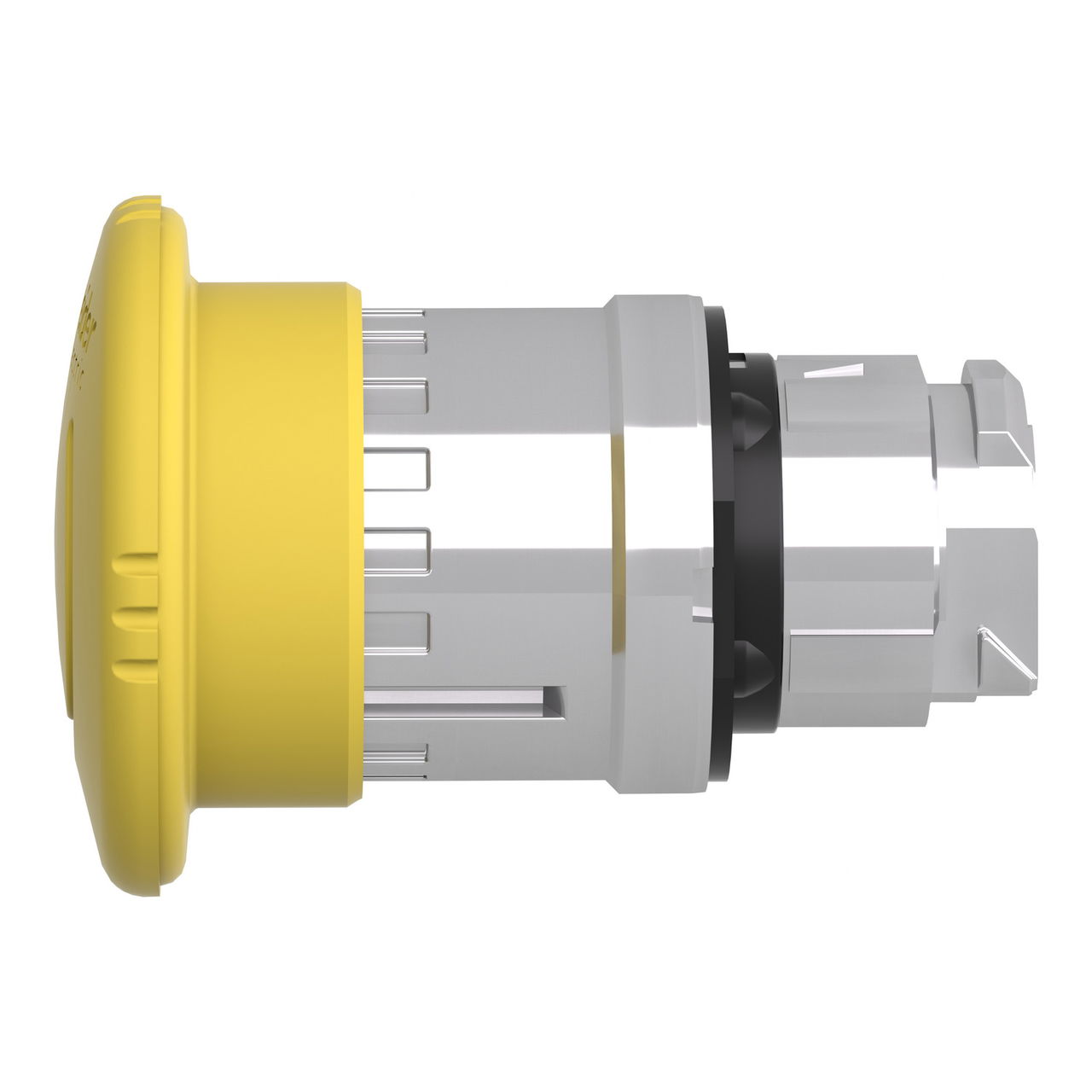 Yellow Ø40 mushroom pushbutton head Ø22 latching turn release – Image 7 of 9