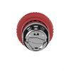 Head for emergency switching off push button, Harmony XB4, red Ø 40 stop,switching Ø22 mm trigger and latching turn release