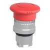 Not-Aus/Not-Halt-Schalter, Frontelement, Harmony XB4, Metall, 22mm, rot, Pilz 40mm, Drehentriegelung