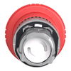 Not-Aus/Not-Halt-Schalter, Frontelement, Harmony XB4, Metall, 22mm, rot, Pilz 40mm, Drehentriegelung