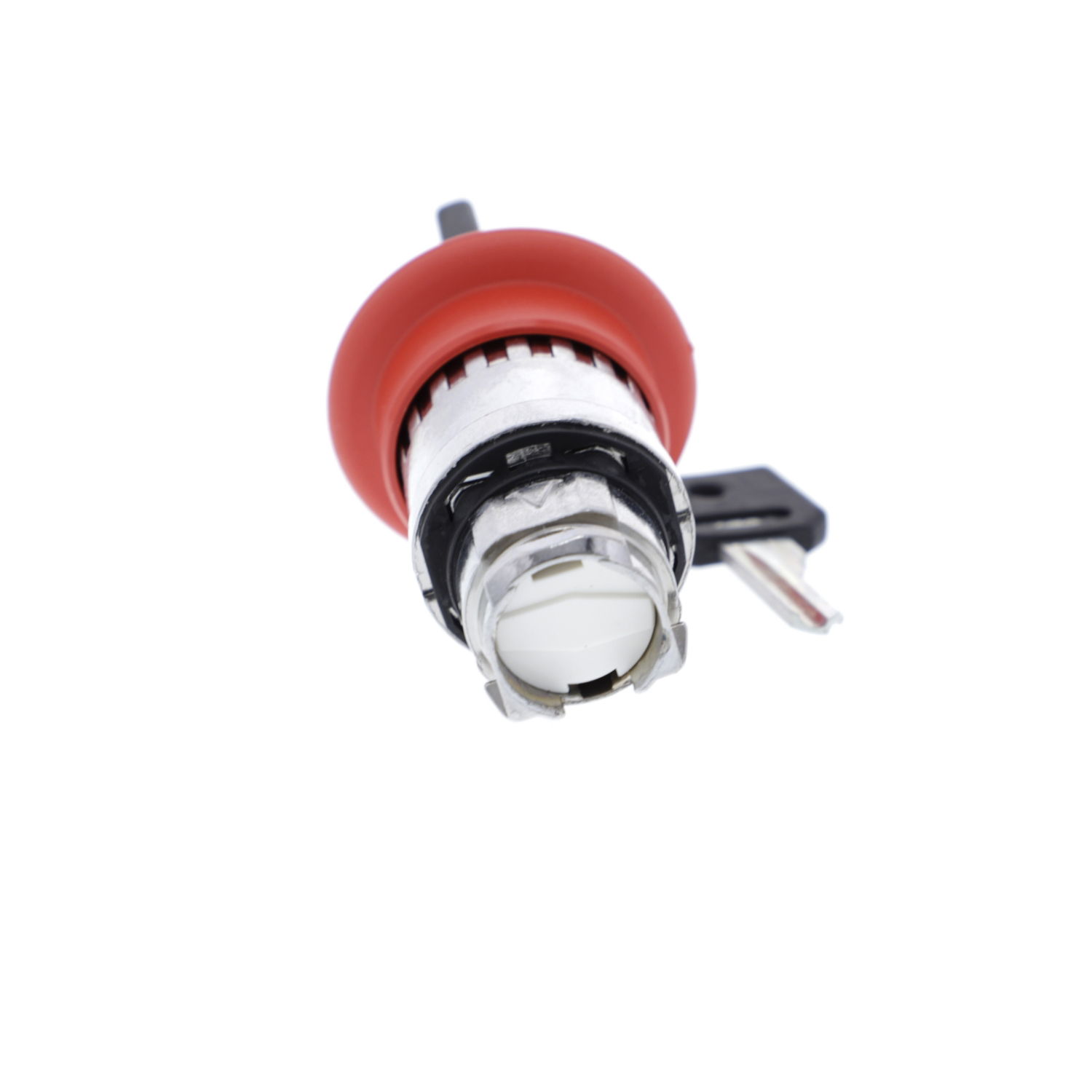 Emergency stop head, switching off, metal, red mushroom Ø40, Ø22, trigger latching key release – Image 2 of 7