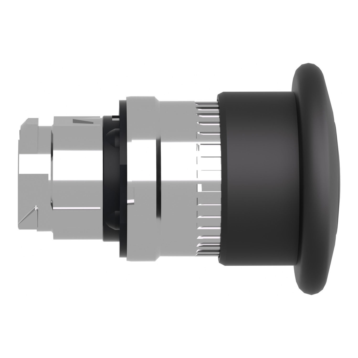 Black Ø40 mushroom pushbutton head Ø22 latching push-pull – Image 6 of 9