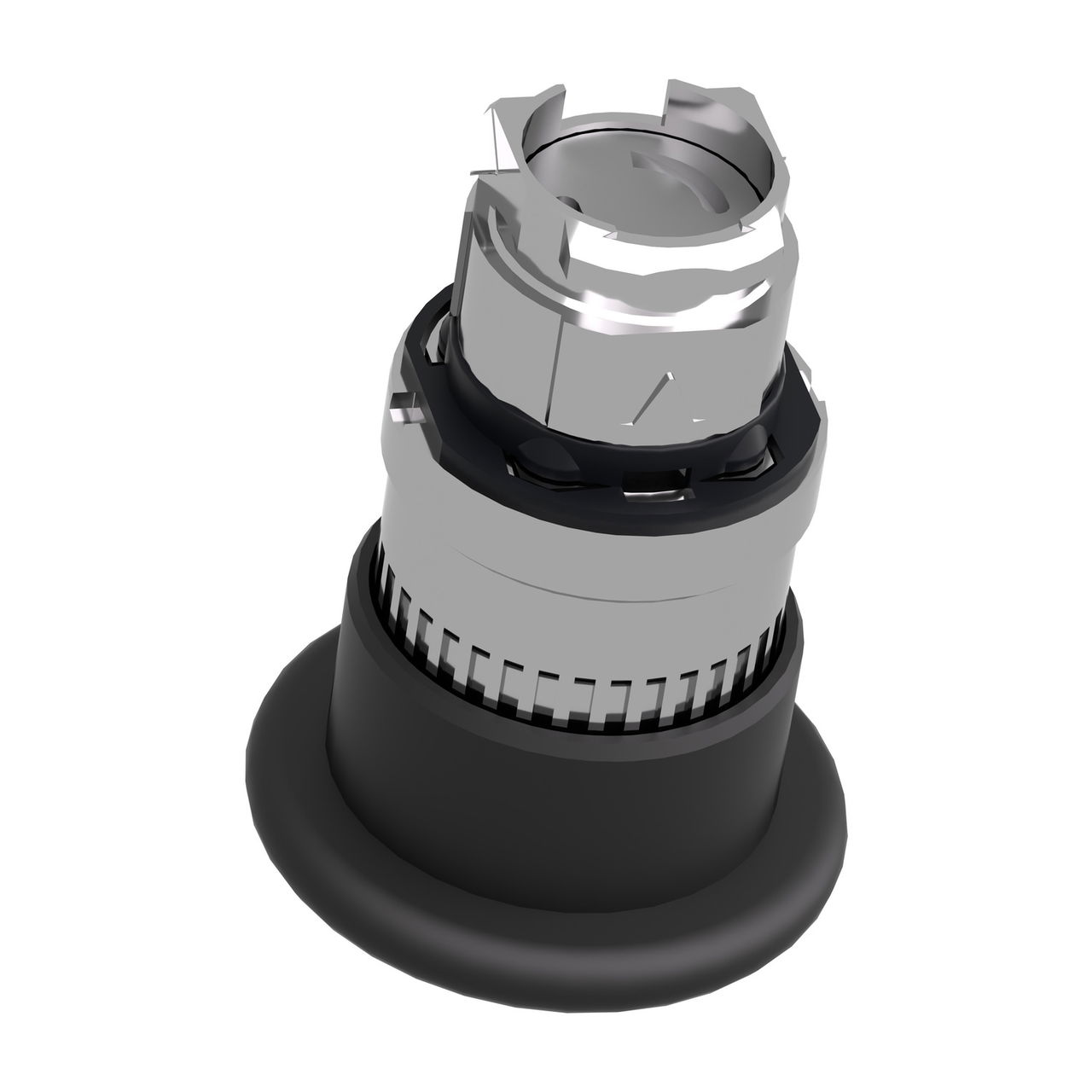 Black Ø40 mushroom pushbutton head Ø22 latching push-pull – Image 5 of 9
