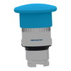 Pilzdrucktaster, Frontelement, Harmony XB4, Metall, 22mm, blau, Pilz 40mm, Zugentriegelung