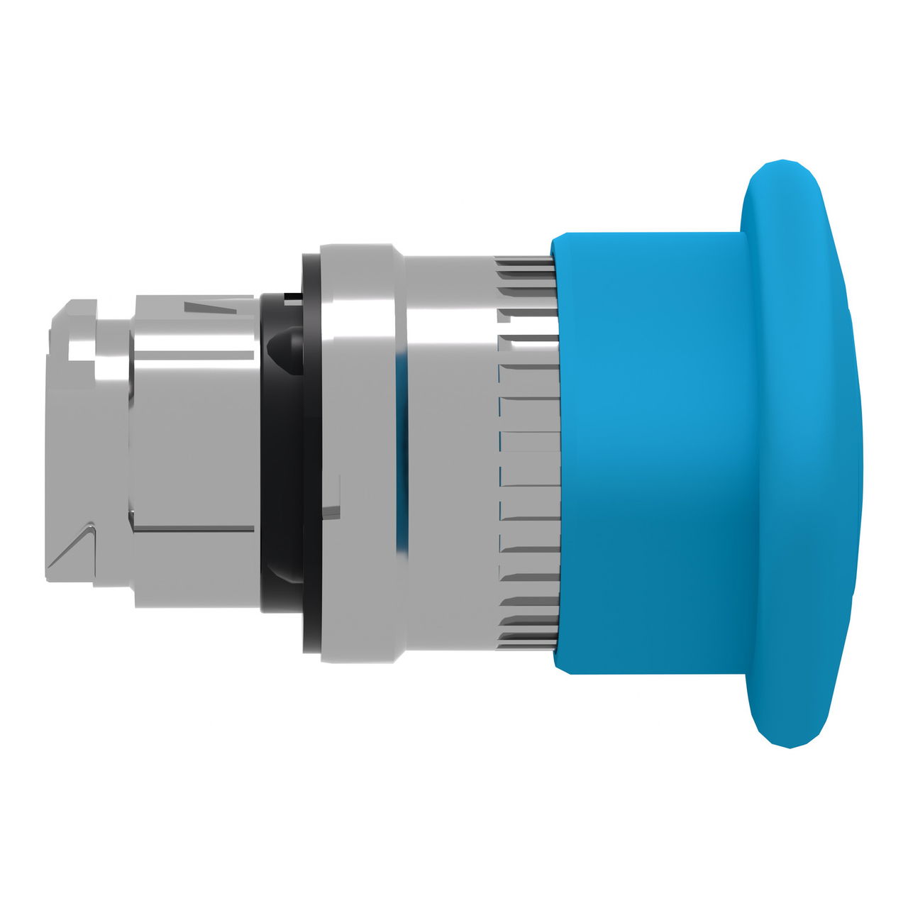 Blue Ø40 mushroom pushbutton head Ø22 latching push-pull – Image 6 of 9