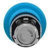 Pilzdrucktaster, Frontelement, Harmony XB4, Metall, 22mm, blau, Pilz 40mm, Zugentriegelung