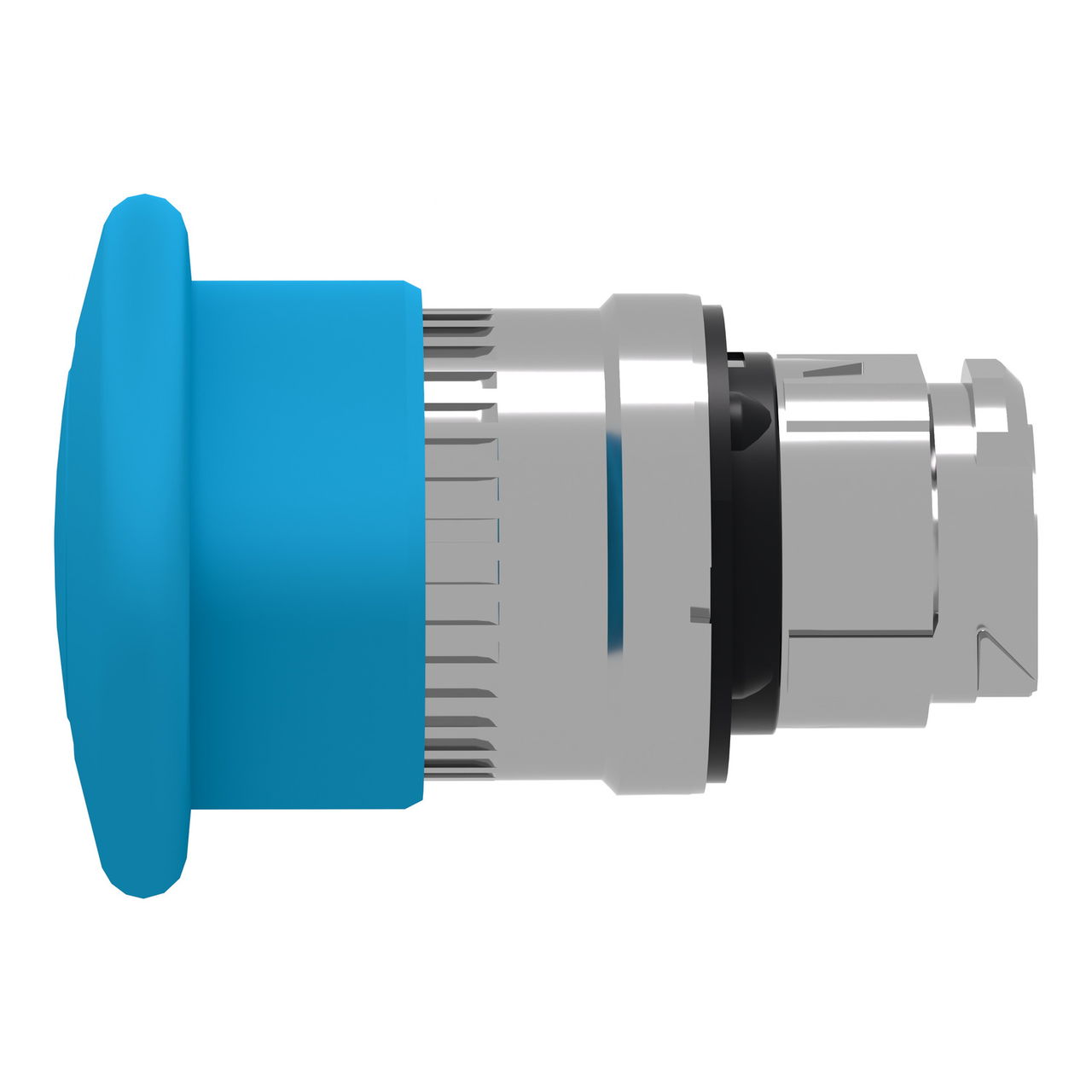 Blue Ø40 mushroom pushbutton head Ø22 latching push-pull – Image 7 of 9
