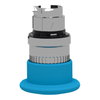 Pilzdrucktaster, Frontelement, Harmony XB4, Metall, 22mm, blau, Pilz 40mm, Zugentriegelung
