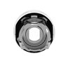 Head for pilot light, Harmony XB4, white, 22mm, with grooved lens, universal LED