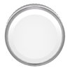 White pilot light head Ø22 with plain lens for BA9s bulb