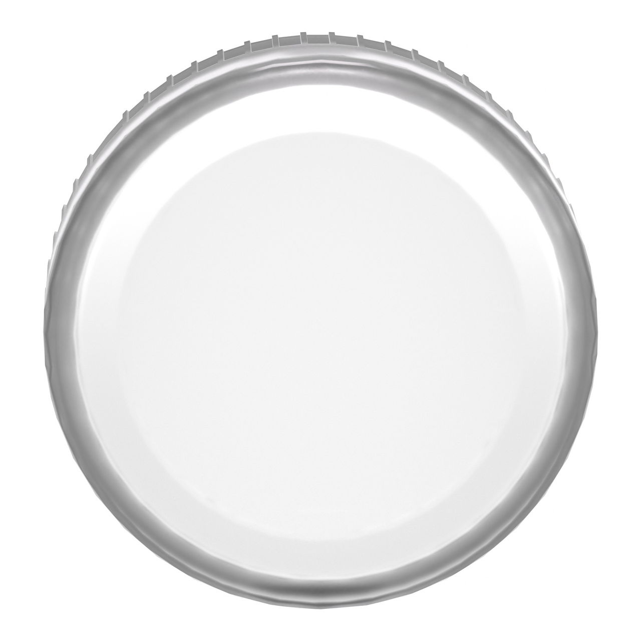 White pilot light head Ø22 with plain lens for BA9s bulb – Image 4 of 9
