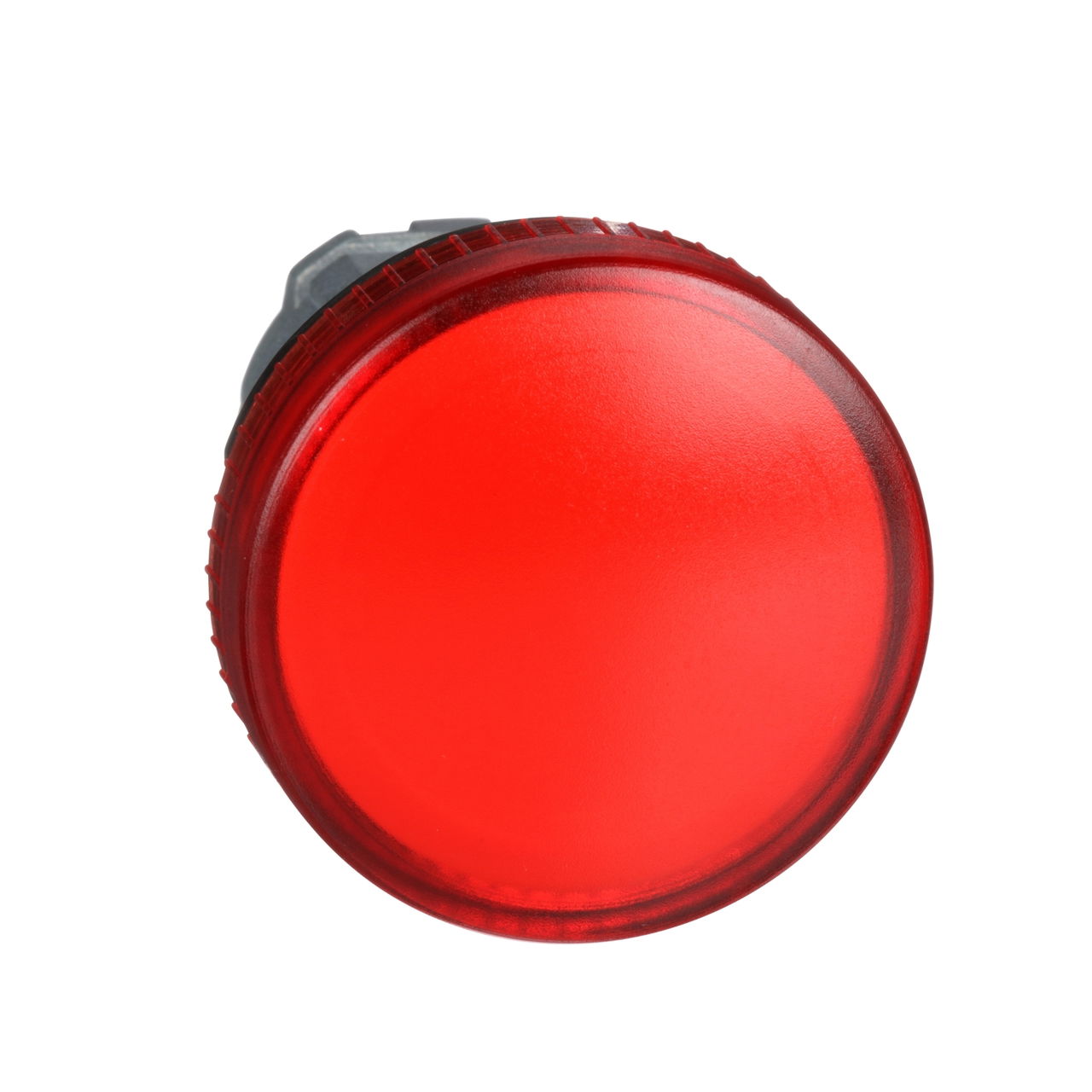 Red pilot light head Ø22 with plain lens for BA9s bulb – Image 3 of 7