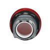 Red pilot light head Ø22 with plain lens for BA9s bulb
