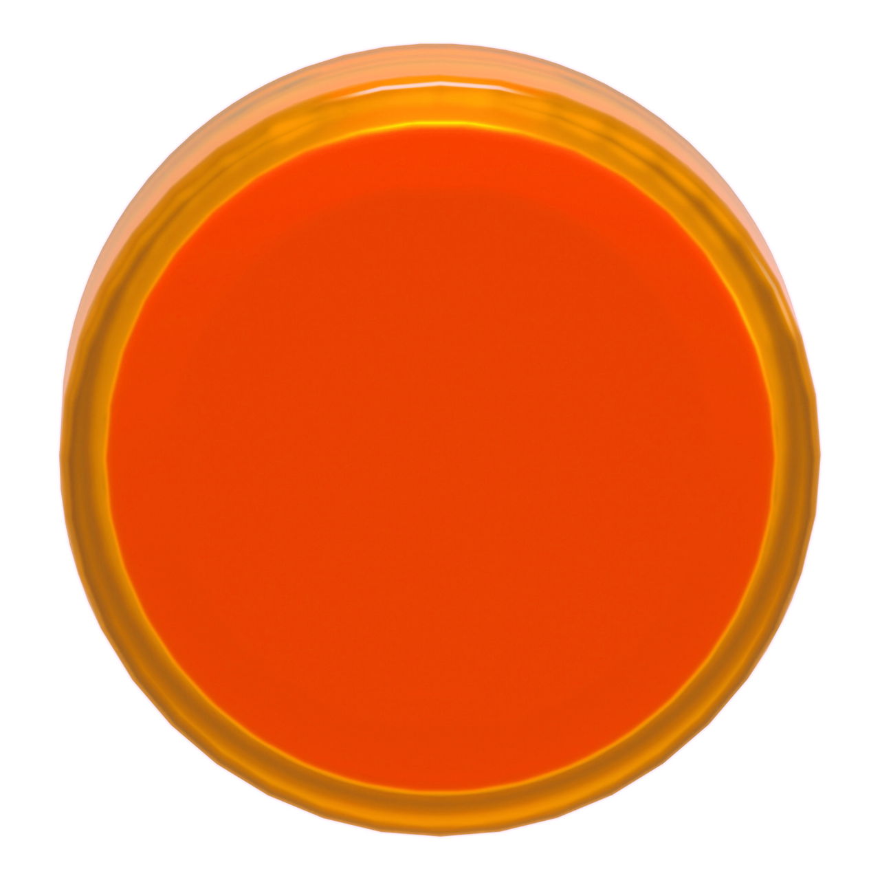 Head for pilot light, Harmony XB4, metal, orange, 22mm, universal LED, plain lens – Image 4 of 9