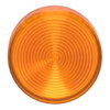 Head for pilot light, Harmony XB4, orange, 22mm, with grooved lens, universal LED