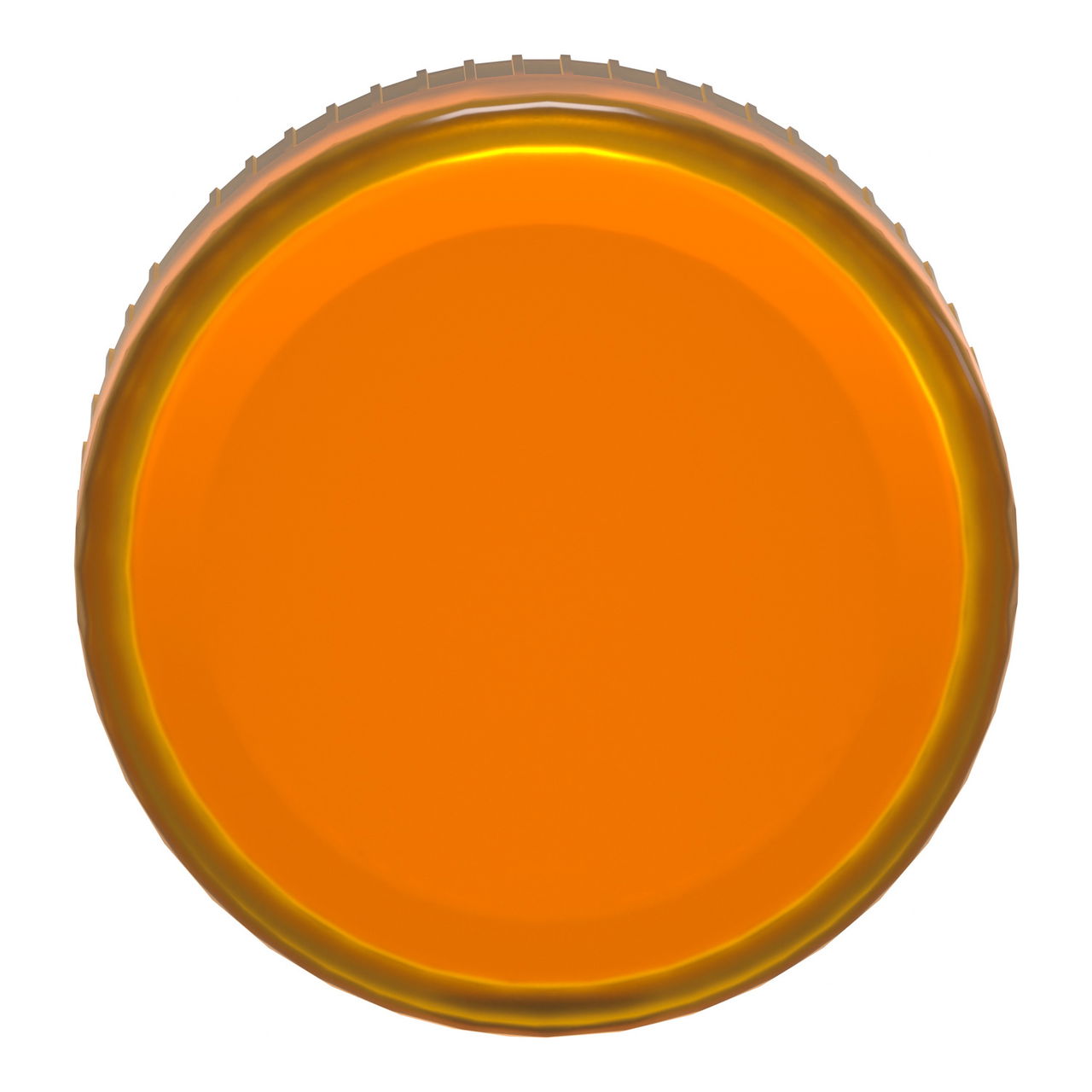 Orange pilot light head Ø22 with plain lens for BA9s bulb – Image 4 of 9
