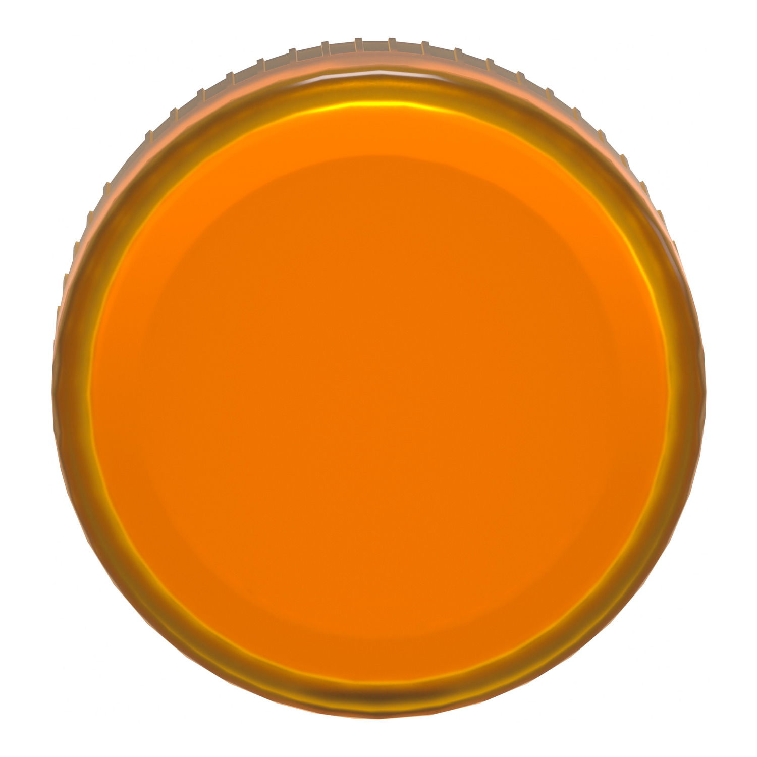 Orange pilot light head Ø22 with plain lens for BA9s bulb – Image 4 of 9