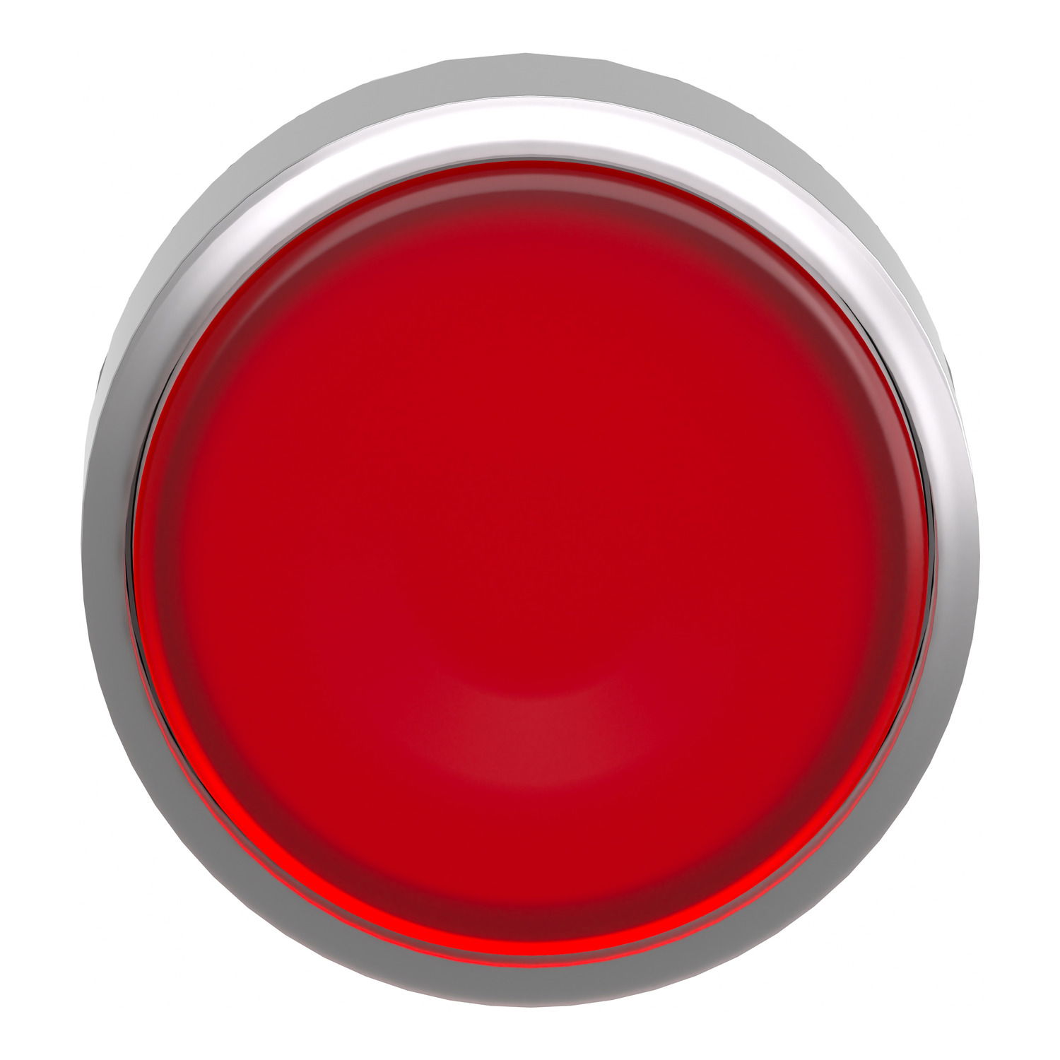 Red flush illuminated pushbutton head Ø22 spring return for BA9s bulb – Image 4 of 9