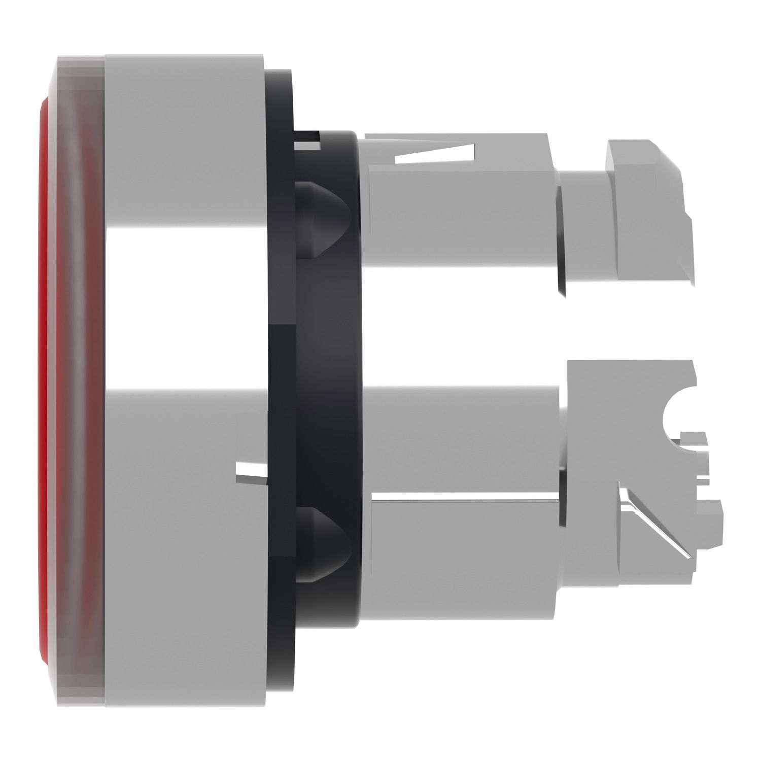 Red flush illuminated pushbutton head Ø22 spring return for BA9s bulb – Image 7 of 9