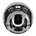 Leuchtdrucktaster, Frontelement, Harmony XB4, Metall, 22mm, orange, unbeschriftet, geriffelt, für universelle LED